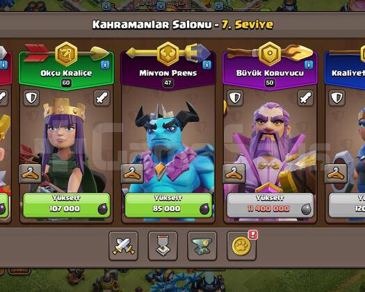 CLASH OF CLANS  14 SEVİYE KALE İLE SATIŞ