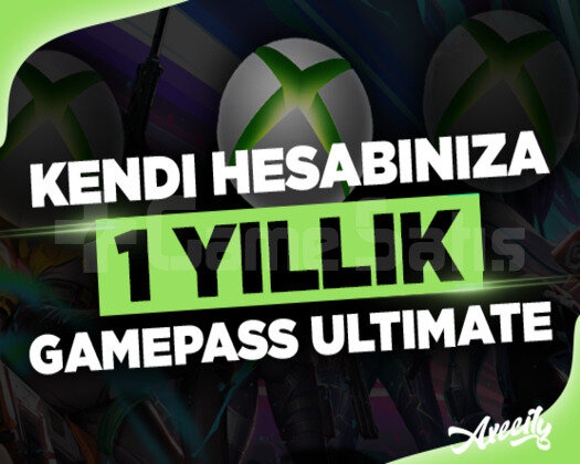 KENDİ HESABINIZA | 1 Yıllık Xbox Gamepass Ultimate