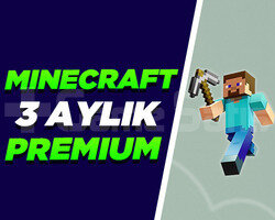 Minecraft 3 Aylık Premium | Anlık Teslimat