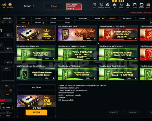 61K Materyalli 62 Seviye Zula Hesabı