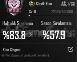 9 SV İSİM AKTİF KLAN SERİ ANLIK TESLİMAT NOKTASI