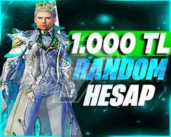 1000 TL DOLU RANDOM HESAP