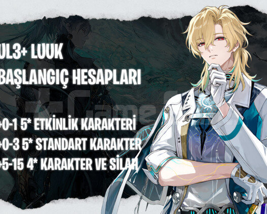EU | UL3+ Luuk - Başlangıç Hesapları