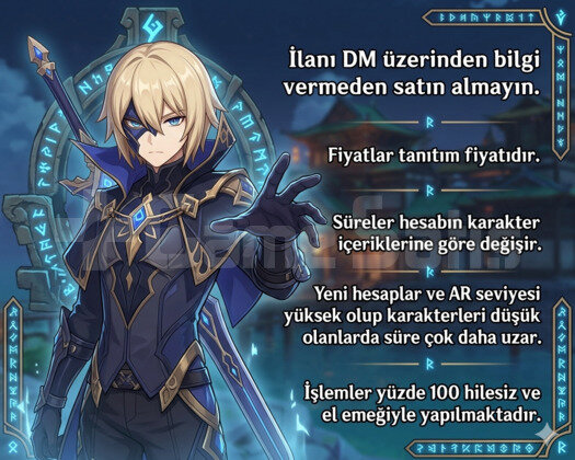 Genshin Impact Profesyonel Boost & Map Temizliği