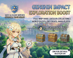 Genshin Impact Profesyonel Boost & Map Temizliği