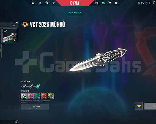 32 Level Plat 3 3 Tane Bıçak 1 Vandal Hesap
