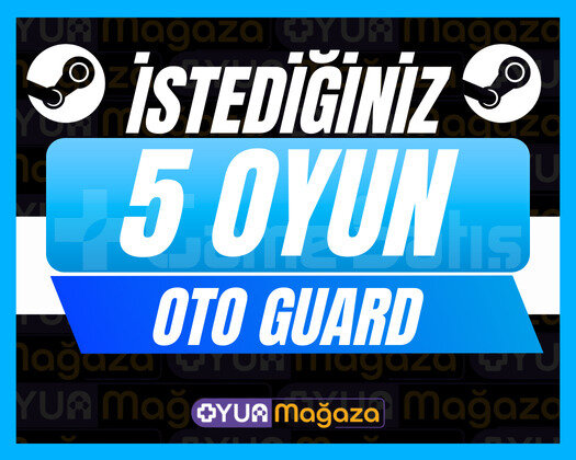 İSTEDİĞİNİZ 5 OYUN + OTO GUARD + GARANTİ