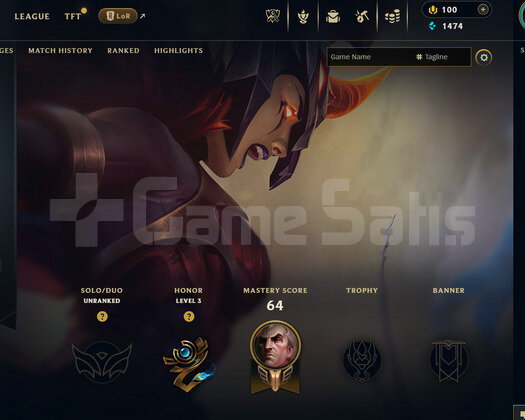 EUW Unranked | 2 Kostüm - 23 Hero | Handmade Hesap
