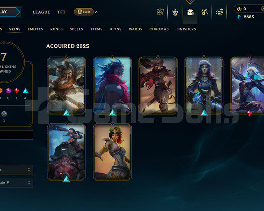 EUW Unranked | 8 Kostüm - 43 Hero | LoL Hesap