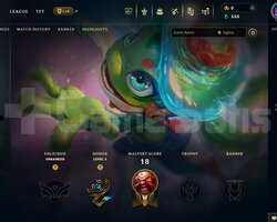 EUW Unranked | 3 Kostüm - 25 Hero | LoL Hesap
