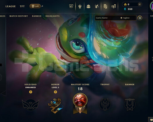 EUW Unranked | 3 Kostüm - 25 Hero | LoL Hesap