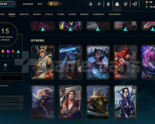EUW UNRANKED | 15 KOSTÜM - 36 HERO | DERECELİ HAZI