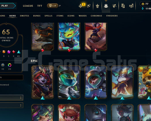 EUW 139 LEVEL | 61 KOSTÜM - 112K MÖ | HANDMADE