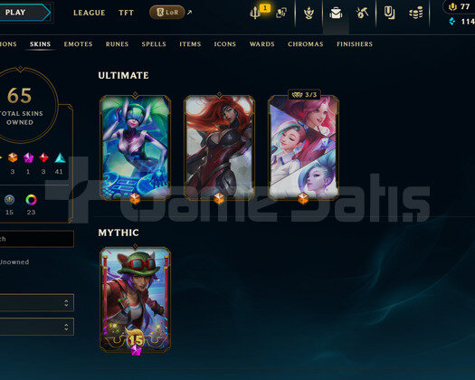 EUW 139 LEVEL | 61 KOSTÜM - 112K MÖ | HANDMADE