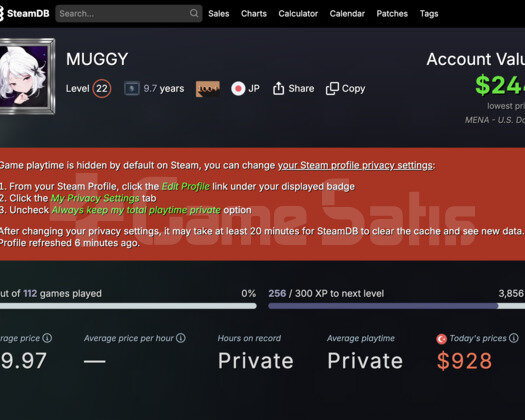 +100 Oyunlu Steam Hesabi