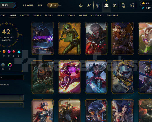EUW 112 LEVEL | 42 KOSTÜM - 166 HERO | HANDMADE HE