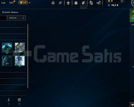 TR HAZIR FRESH ACC YÜKSEK WR 38.5K MÖ 8 SKIN