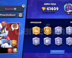 Brawl starst 40k skinli hesap