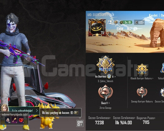 Pubg mobile hesabı