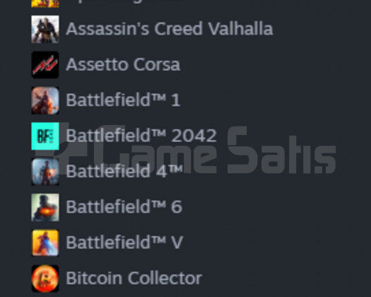 ÇOK UYGUN FİYATA DOLU DOLU STEAM HESABI