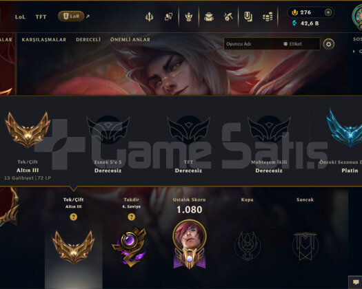 645 KOSTÜM 862 LVL 42K+ ÖZ EFSANE DOLU MAİL HESAP
