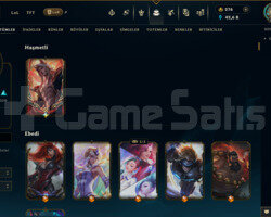 645 KOSTÜM 862 LVL 42K+ ÖZ EFSANE DOLU MAİL HESAP