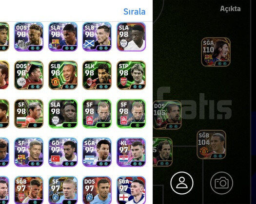KG 3277 6 BOMBACI+MESSİ+ZLATAN+CRUYF+GULLİT