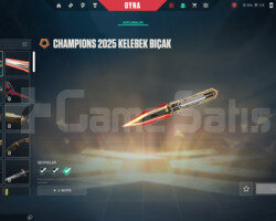TR, Champ 25 Bıçak + Vandal, 365 Değerli Kaplama