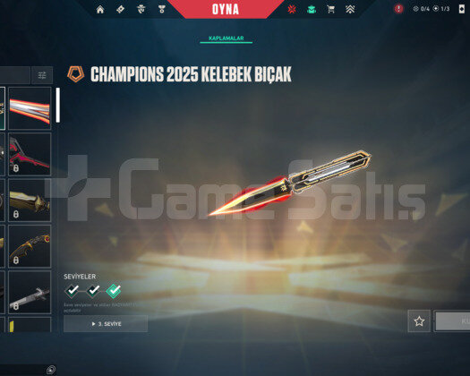 TR, Champ 25 Bıçak + Vandal, 365 Değerli Kaplama