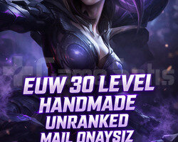 EUW 30 LEVEL UNRANKED HANDMADE ACC