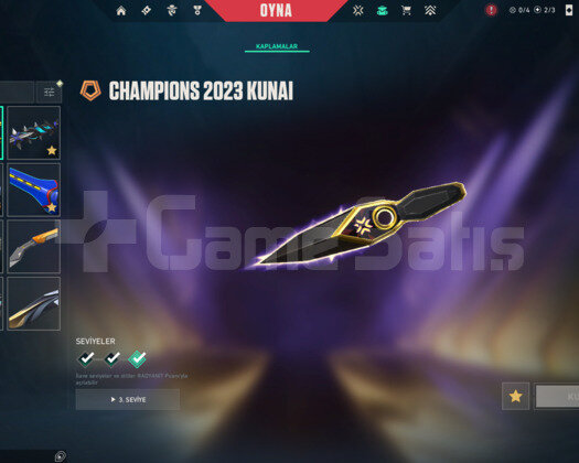 CHAMİPONS 2023 SET SERİ TETİK SHERİFF DİA 3