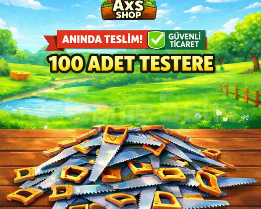 100 Adet Testere Anında Teslimat
