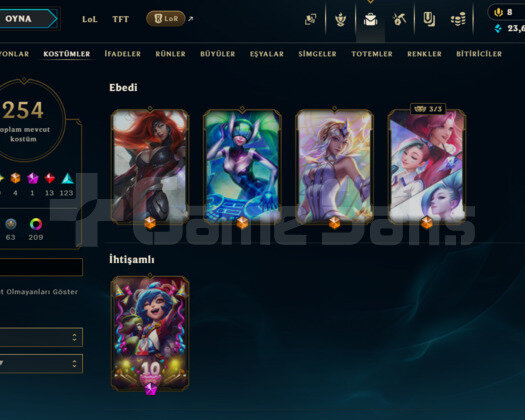 418 LEVEL/ 254 SKIN / FULL HERO / +MAIL / FIRSAT!