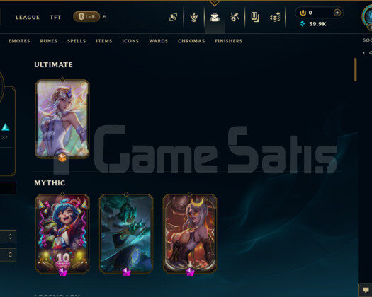 EUW | 98 SKİN | PLATİN 3