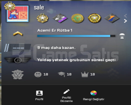 TR MAĞAZA 6 MADALYA MAİNLİK HESAP