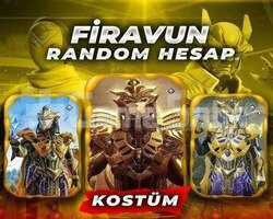 FİRAVUN DOPDOLU+++ GARANTİLİ ASLA BOŞ PUBG RANDOM