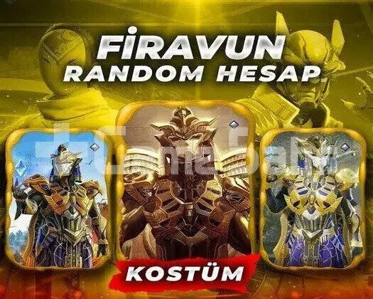 FİRAVUN DOPDOLU+++ GARANTİLİ ASLA BOŞ PUBG RANDOM