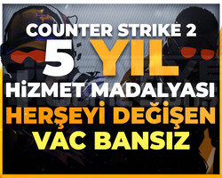 CS2 | 5 YIL HİZMET MADALYA | FACEİT KAYITSIZ