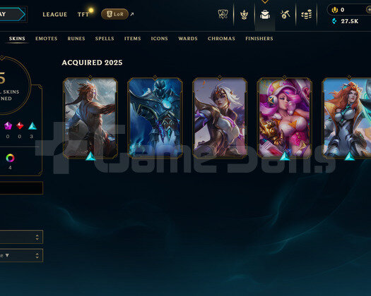 EUW S15 Plat | 5 Kostüm - 27K Mö | LoL Hesap