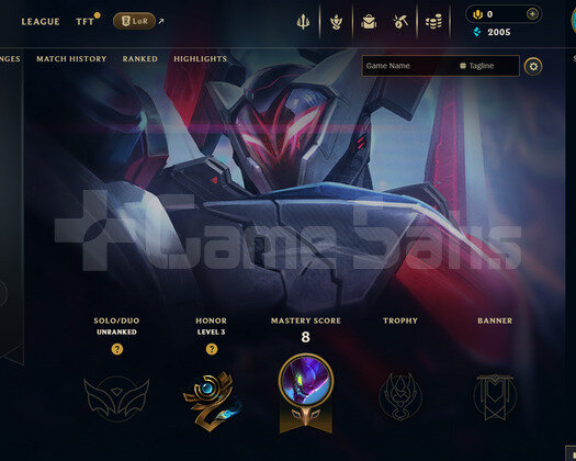 EUW Unranked | 4 Kostüm - 25 Hero | LoL Hesap