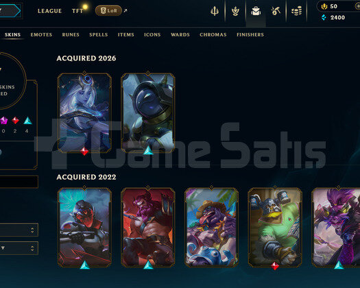 EUW Unranked | 7 Kostüm - 33 Hero | LoL Hesap
