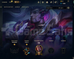 EUW Unranked | 6 Kostüm - 31 Hero | LoL Hesap