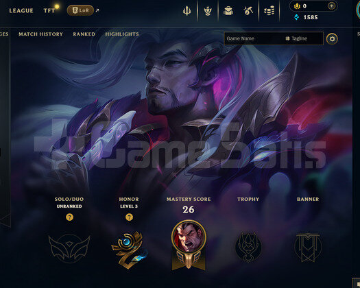 EUW Unranked | 6 Kostüm - 31 Hero | LoL Hesap