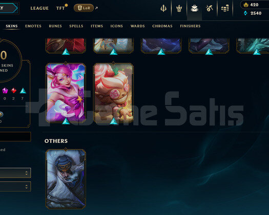 EUW Unranked | 10 Kostüm - 420 Rp | LoL Hesap