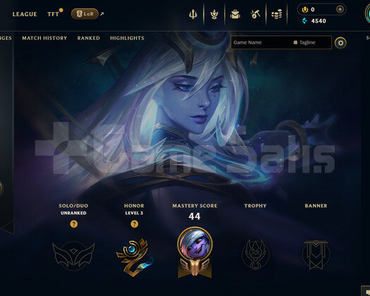 EUW Unranked | 5 Kostüm - 41 Hero | LoL Hesap