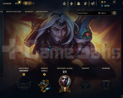 EUW Unranked | 3 Kostüm - 34 Hero | LoL Hesap
