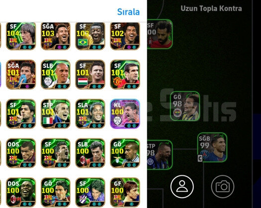 eFootball Mobile 26 Sahibinden Emek Hesabı