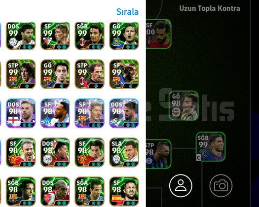 eFootball Mobile 26 Sahibinden Emek Hesabı