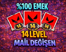TR / 14 LEVEL - MAİL DEĞİŞEN - FISTIK HESAP !!