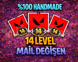 TR / 14 LEVEL - MAİL DEĞİŞEN - FISTIK HESAP !!